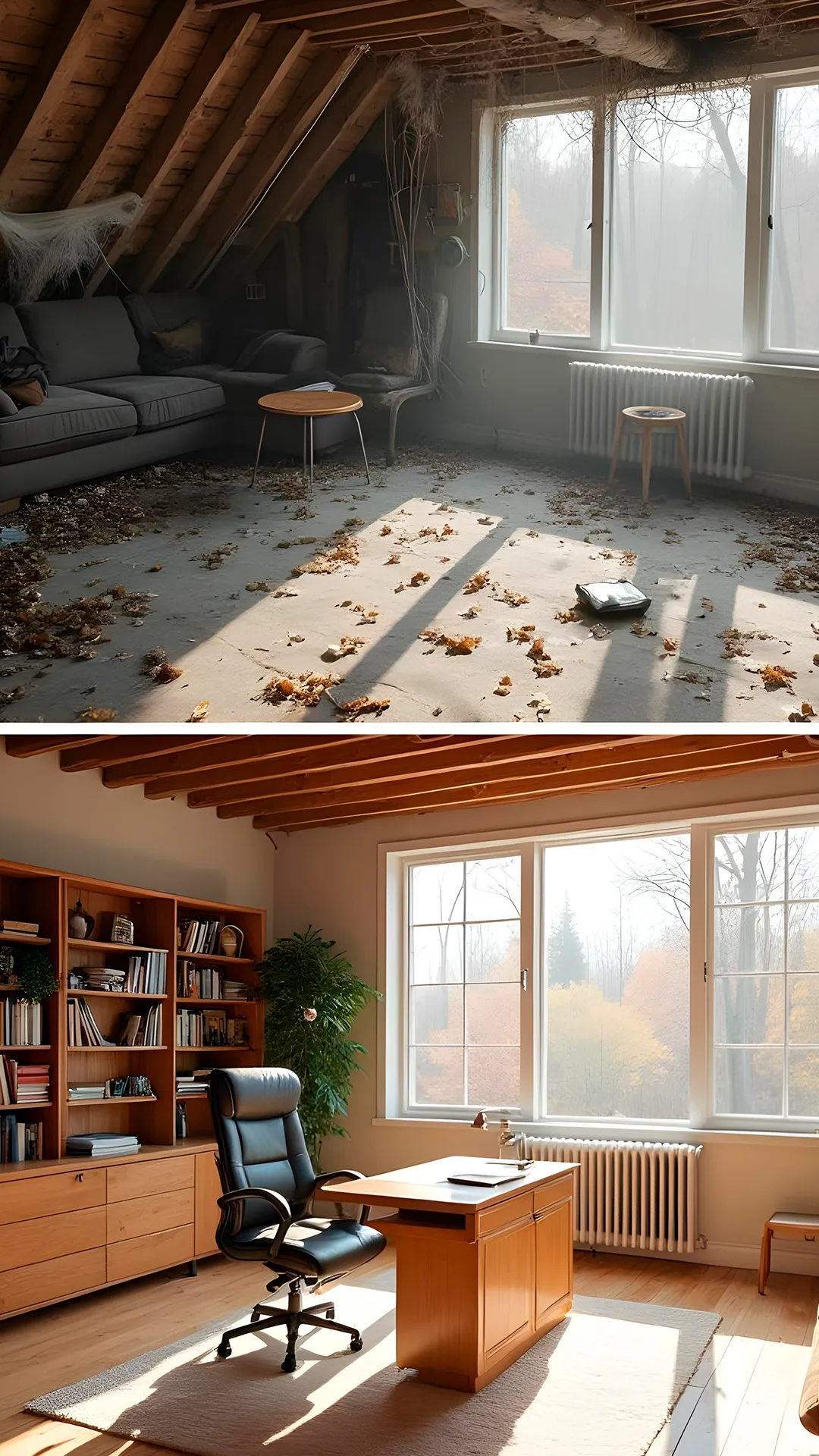 Before Cleaning & After Cleaning 